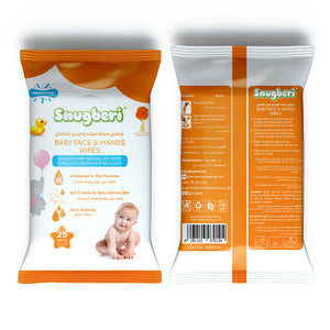 Snugberi Probiotic Baby Wipes 25's