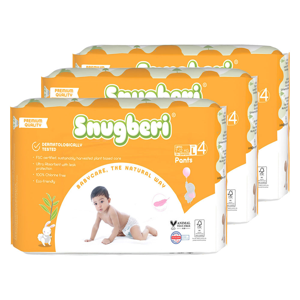 Snugberi Diaper Size 5 X large 11-18kg 22's 3X Value Pack