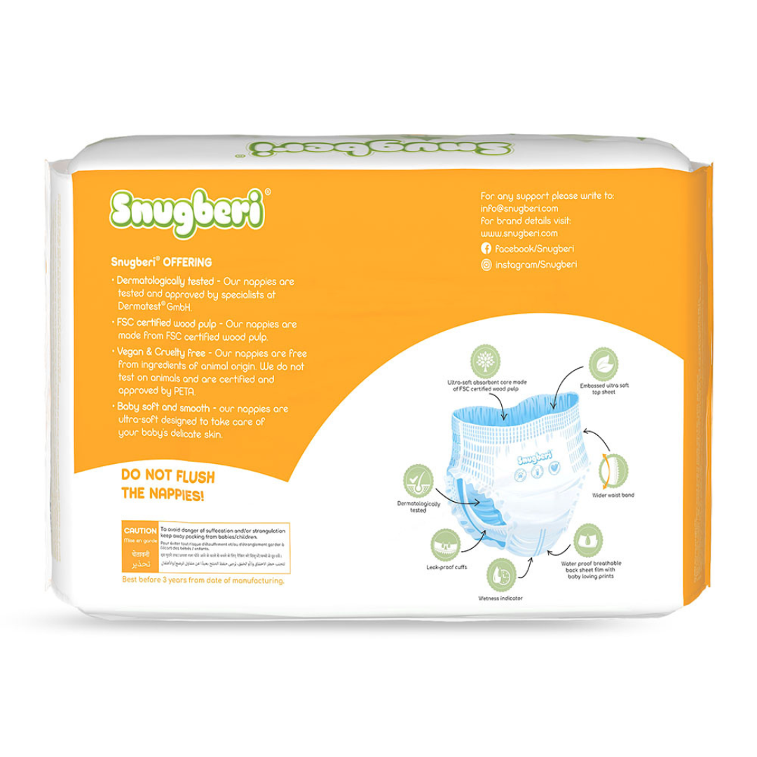 Snugberi Diaper Size 5 X large 11-18kg 22's 3X Value Pack