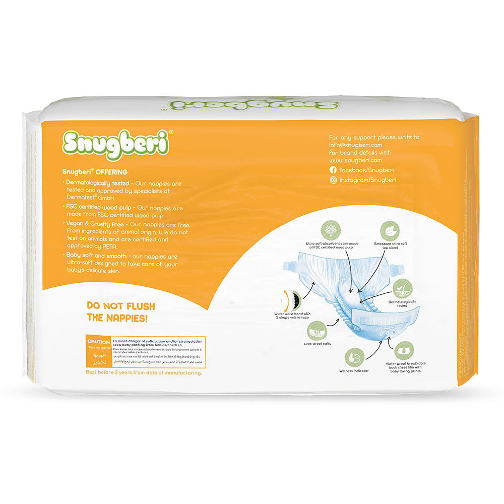 Snugberi Diaper Size 2 Small 4-7kg 30's Triple Value Pack