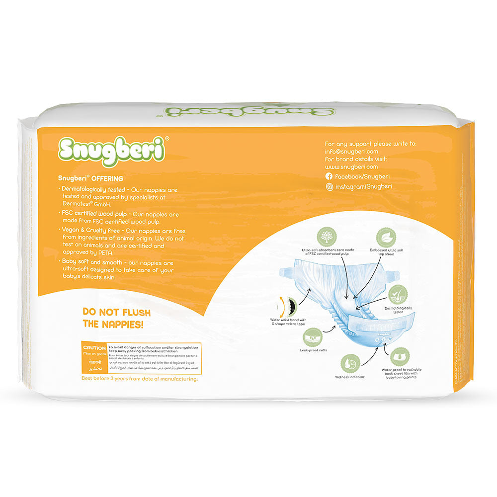Snugberi Diaper Size 1 New Born 2-5Kg 32's Triple Value Pack