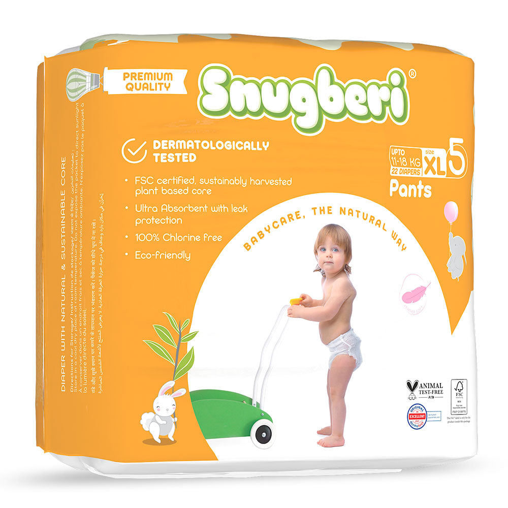 Snugberi Pants Size 5 X Large 11-18kg 22's