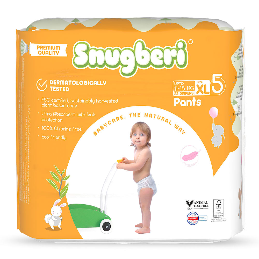 Snugberi Pants Size 5 X Large 11-18kg 22's
