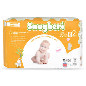 Snugberi Diaper Size 2 Small 4-7kg 30's