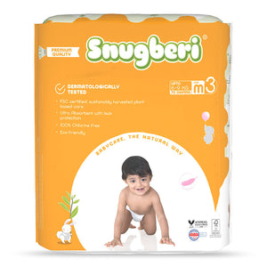 Snugberi Diaper Size 3 Medium 6-9 kg - Mega Pack 70's