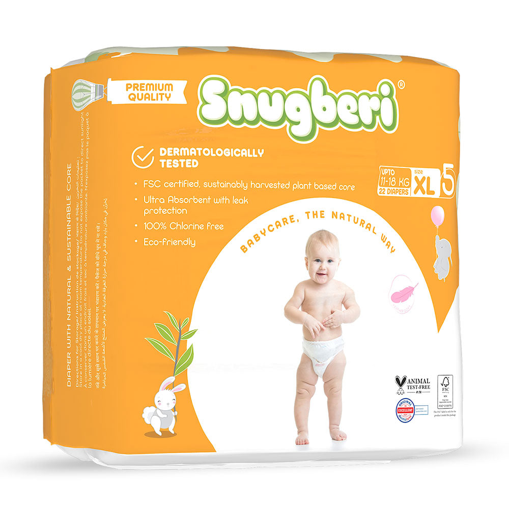 Snugberi Diaper Size 5 X large 11-18kg 22's