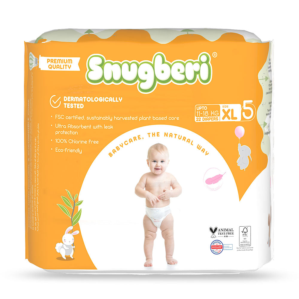 Snugberi Diaper Size 5 X large 11-18kg 22's